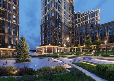 ЖК Sezar City двор-сад